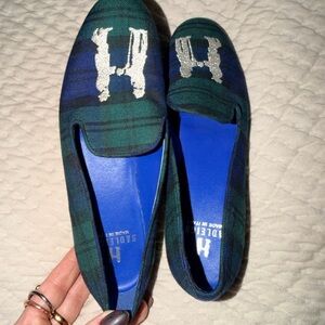 Hadleigh Plaid Slippers 37